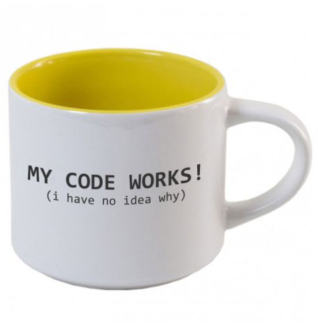 Кружка My code works (450 мл) 