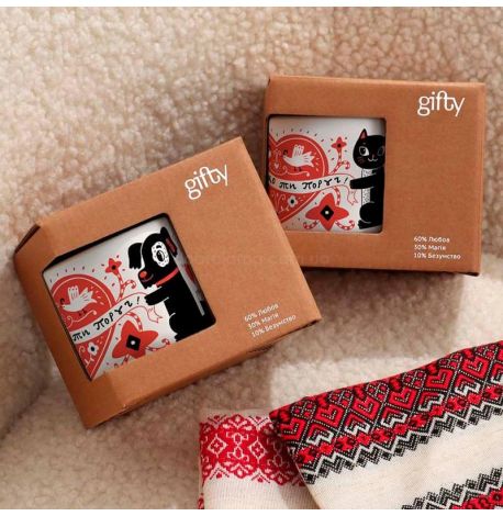 Кружка з котом «Як добре, що ти завжди поруч» (350 мл)