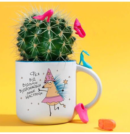 Кружка с ежиком «Фея» (350 мл) 