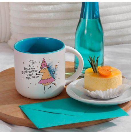 Кружка с ежиком «Фея» (350 мл) 