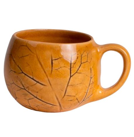 Чашка «Лопух» желтая (200 мл)