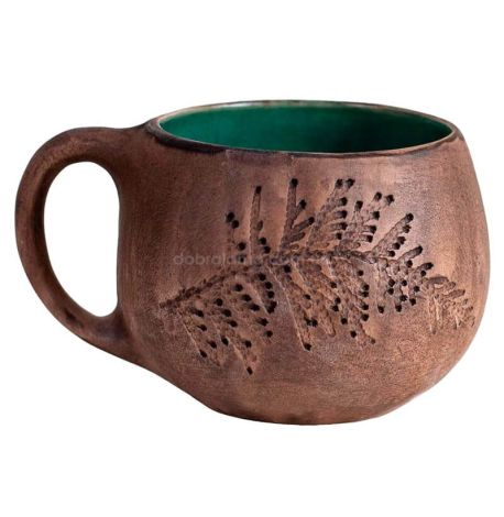 Кружка «Бочка хвоя» морская волна (350 мл)