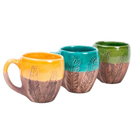 Кружка «Микс хвоя» морская волна (450 мл)