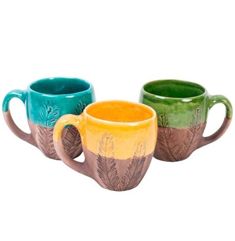 Кружка «Микс хвоя» морская волна (450 мл)