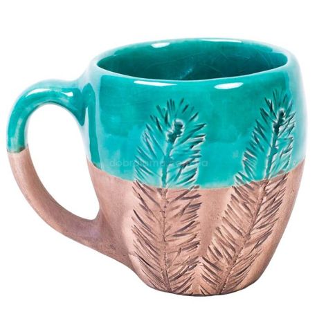 Кружка «Микс хвоя» морская волна (450 мл)