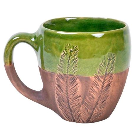 Кружка «Мікс хвоя» зеленая (450 мл)