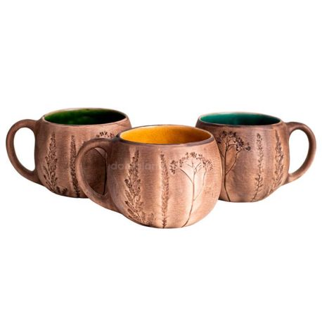 Кружка «Бочка разнотравья» желтая (350 мл)