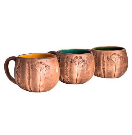 Кружка «Бочка разнотравья» желтая (350 мл)