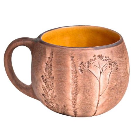 Кружка «Бочка разнотравья» желтая (350 мл)