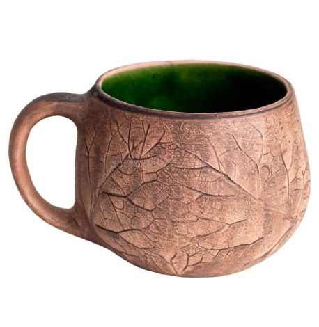 Кружка «Бочка лопух» зеленая (350 мл)