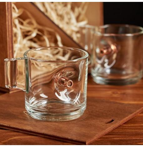 Набор 2-х чашек для эспрессо с пулей 7.62 мм (95 мл)