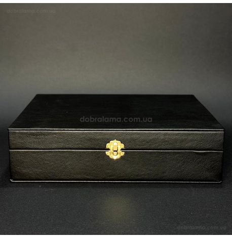 Подарочный набор для мужчин «Бочка» (6 бронзовых рюмок, нож) в кейсе из экокожи