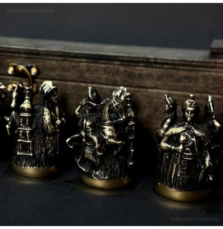 Набор бронзовых стопок «Київська Русь» (6 шт)