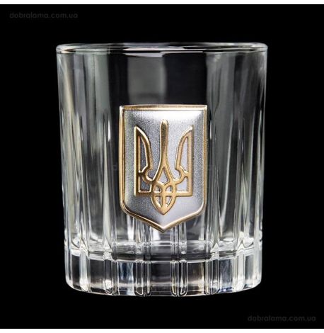 Набір для алкоголю «Тризуб» Boss Crystal (графін + 6 стопок)