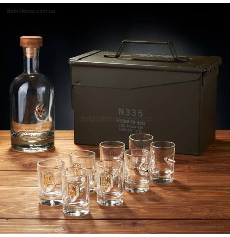 Набор для алкоголя «Патриотический» в коробе с БК