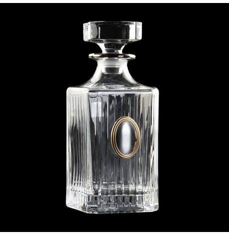 Набор для алкоголя с овалами Boss Crystal (графин + 6 стопок)