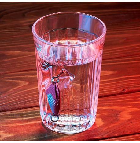 Граненый стакан с блесной