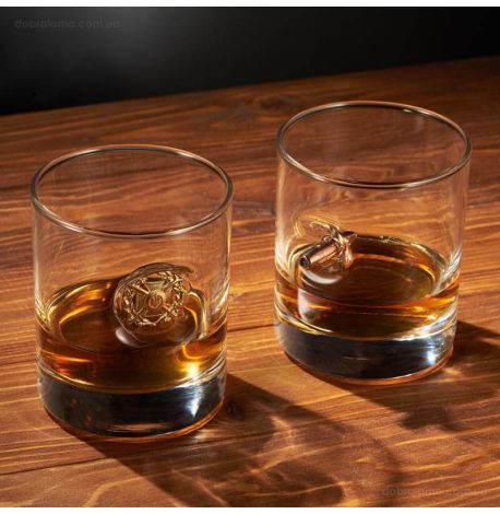 Набор 2-х стаканов для виски «Сухопутные войска»