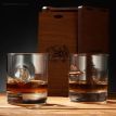 Набор 2-х стаканов для виски «Трезубец и пуля»