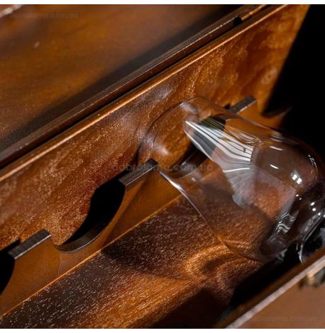 Набір 4-х келихів для віскі Glencairn в дерев'яній коробці