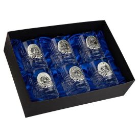 Набор 6-ти стаканов для виски «Казаки» Boss Crystal