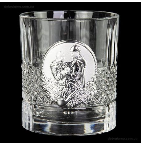 Набор 6-ти стаканов для виски «Казаки» Boss Crystal