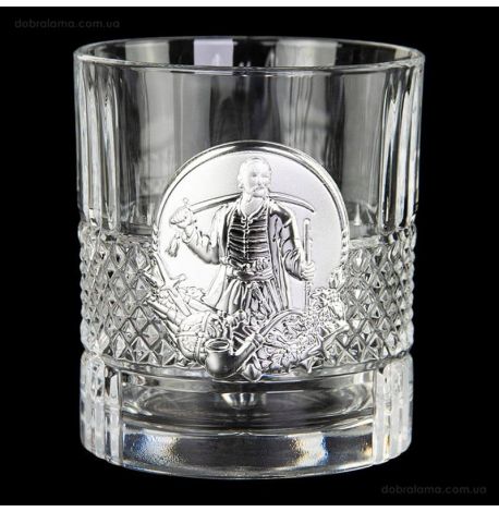 Набор 6-ти стаканов для виски «Казаки» Boss Crystal