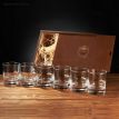 Набор 6-ти стаканов для виски с пулей 7.62 мм