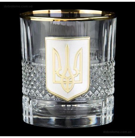 Набор для виски «Гербовый с трезубцем» Boss Crystal (графин + 6 стаканов)