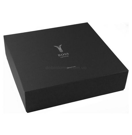 Набор для виски «Гербовый с трезубцем» Boss Crystal (графин + 6 стаканов)