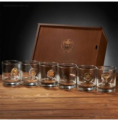 Набор 6-ти стаканов для виски «Сила ВСУ»