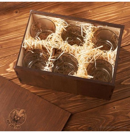 Набор 6-ти стаканов для виски «Сила ВСУ»