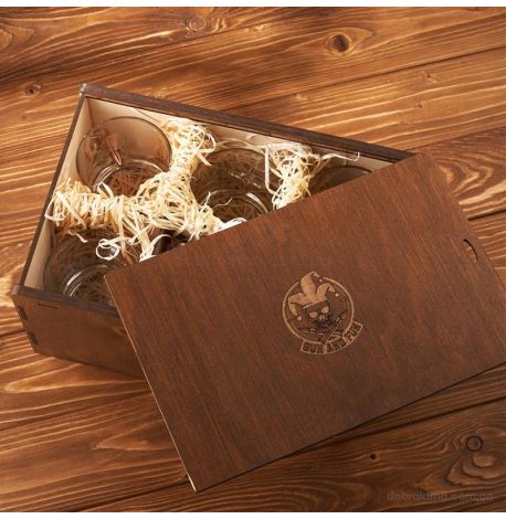 Набор 6-ти стаканов для виски «Сила ВСУ»