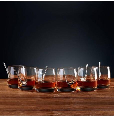 Набор 6-ти стаканов для виски с клюшкой для гольфа