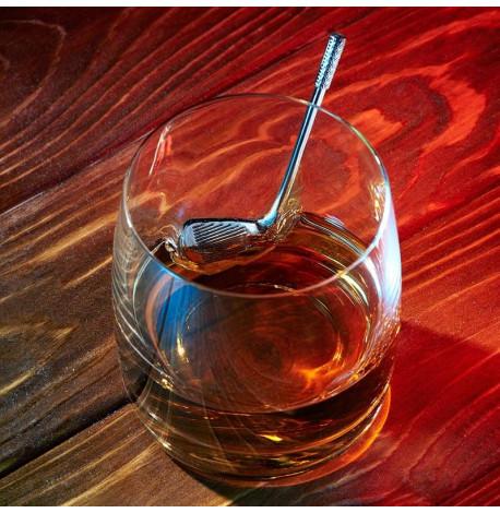 Набор 6-ти стаканов для виски с клюшкой для гольфа