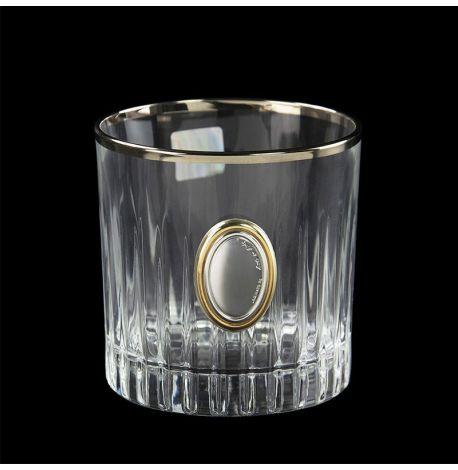 Набор для виски «Гармония Gold» Boss Crystal (графин + 4 стакана)