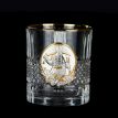 Набор 6-ти стаканов для виски «Казаки» Boss Crystal (серебро, золото) 