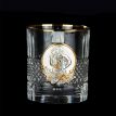 Набор 6-ти стаканов для виски «Казаки» Boss Crystal (серебро, золото) 