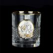 Набор 6-ти стаканов для виски «Казаки» Boss Crystal (серебро, золото) 