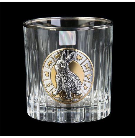 Набор 6-ти стаканов для виски «Кролик-23» Boss Crystal