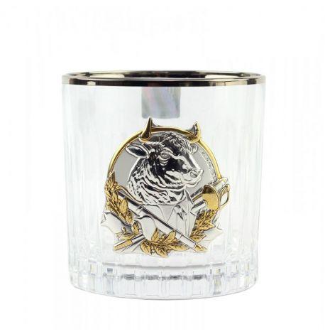 Набір 6-ти склянок для віскі «Лідер» Boss Crystal (срібло, золото, платина)