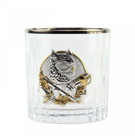 Набір 6-ти склянок для віскі «Лідер» Boss Crystal (срібло, золото, платина)