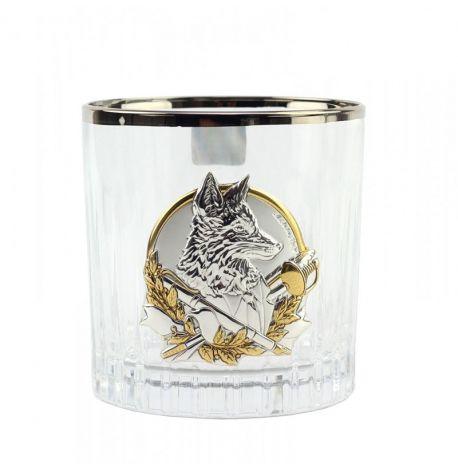 Набір 6-ти склянок для віскі «Лідер» Boss Crystal (срібло, золото, платина)