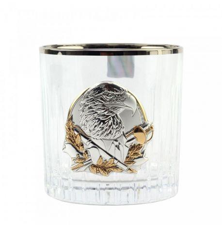 Набір 6-ти склянок для віскі «Лідер» Boss Crystal (срібло, золото, платина)