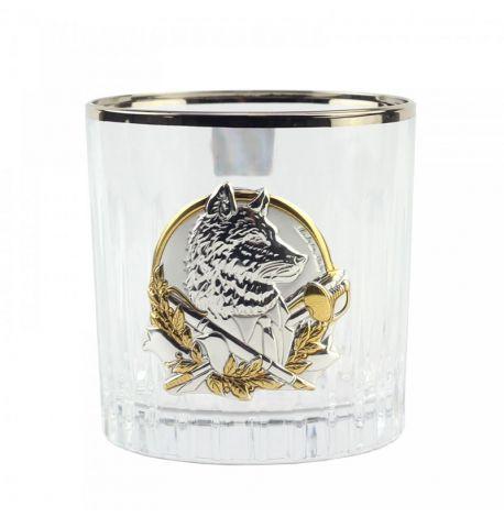 Набір 6-ти склянок для віскі «Лідер» Boss Crystal (срібло, золото, платина)