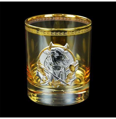 Набор 6-ти стаканов для виски «Лидер янтарный» Boss Crystal