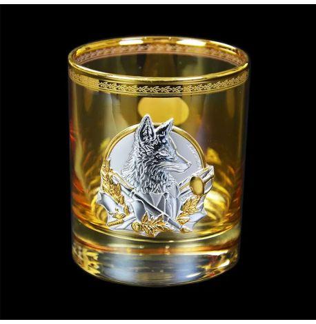 Набор 6-ти стаканов для виски «Лидер янтарный» Boss Crystal