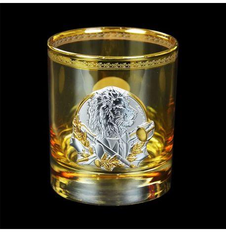 Набор 6-ти стаканов для виски «Лидер янтарный» Boss Crystal