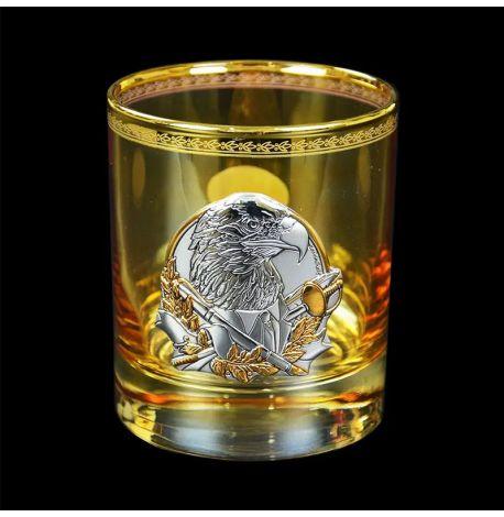 Набор 6-ти стаканов для виски «Лидер янтарный» Boss Crystal