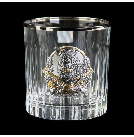 Набор для виски «Охота» Boss Crystal (графин + 6 стаканов)